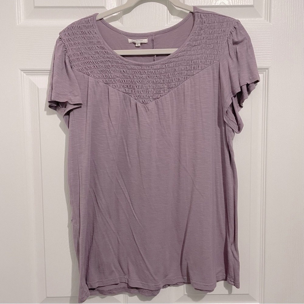 Maurices Purple Tunic Top Large